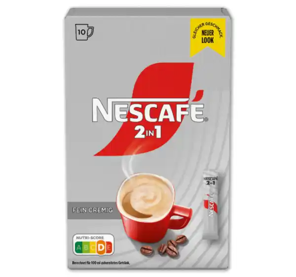 Bild 1 von Nescafé 2 in 1 Kaffeesticks*