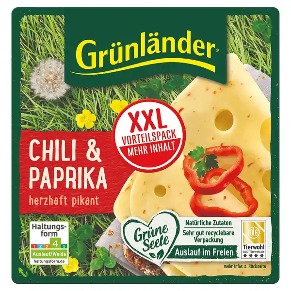 Bild 1 von GRÜNLÄNDER XXL, Chili Paprika 210 g