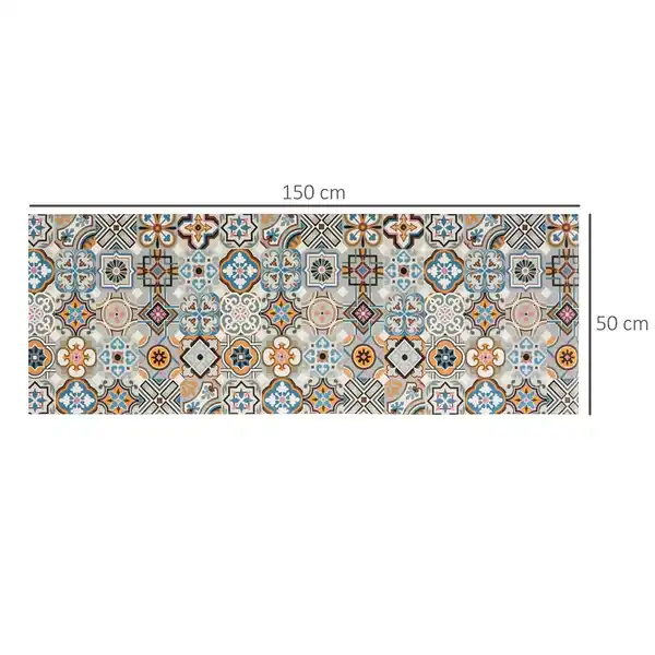 Bild 3 von Küchenläufer Muster Blau-Grau 50 x 150 cm