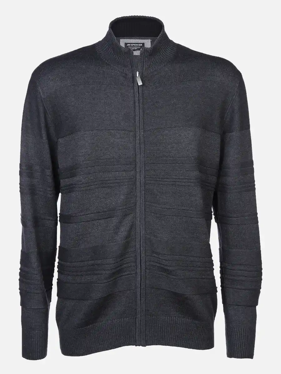 Bild 1 von Herren Strickcardigan Grau