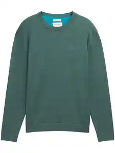 Tom Tailor Herren Pullover Grün