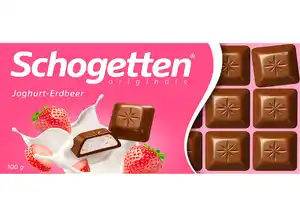 Schogetten 'Joghurt-Erdbeer' 100g