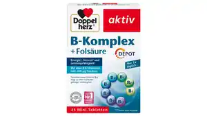 Doppelherz B-Komplex + Folsäure DEPOT 45 Tabletten