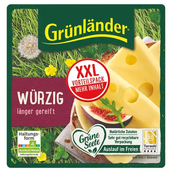 Bild 1 von GRÜNLÄNDER XXL, Würzig 210 g