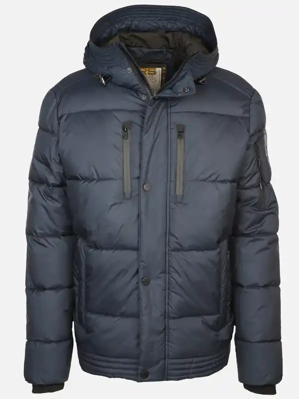 Bild 1 von Herren Steppjacke mit Kapuze Blau