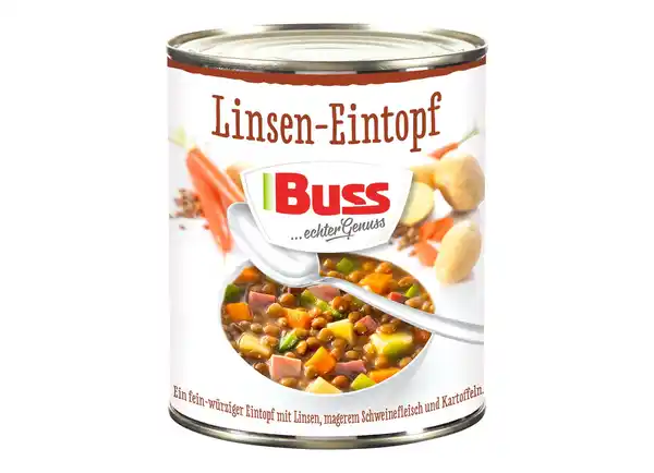 Bild 1 von Buss Linseneintopf 800g Dose