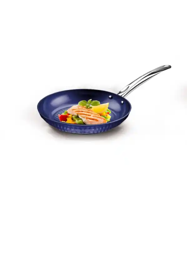 Bild 2 von Diamant Antihaft XXL Aluguss-Pfanne, ca. Ø 24 cm - Blau