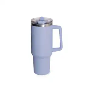 Reisebecher aus Edelstahl, 1,15 l, blau