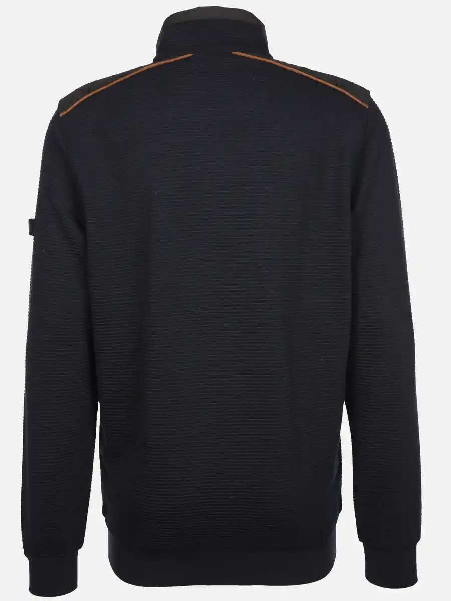 Bild 2 von Herren Sweatjacke in Ottoman Ripp Marine