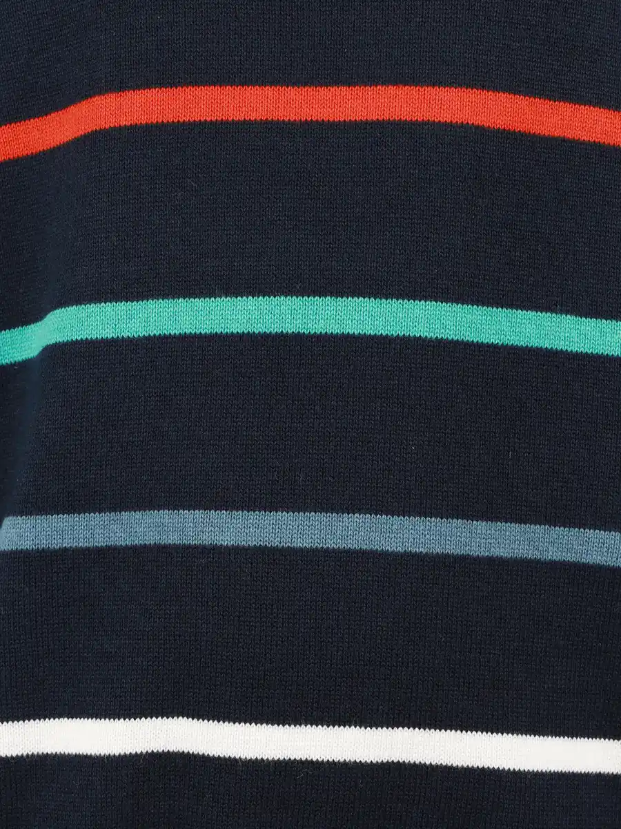 Bild 3 von Jungen Strickpullover mit Streifen Bunt