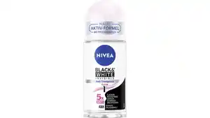 NIVEA Deo Roll-On Black+White Invisible Clear Anti-Transpirant