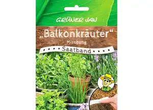 Grüner Jan Saatband Balkonkräuter