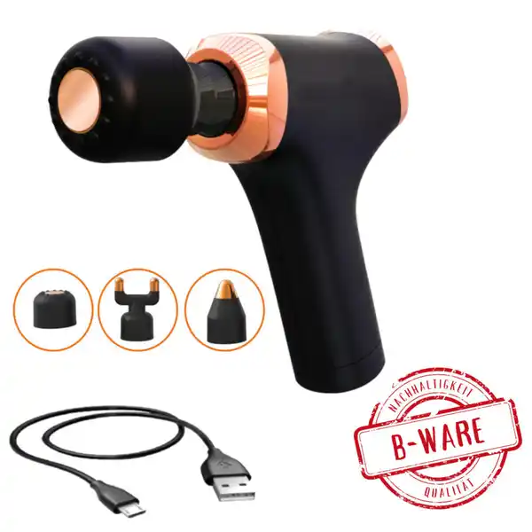 Bild 1 von Massage Gun 4,5 W 3 Aufsätze - B-Ware