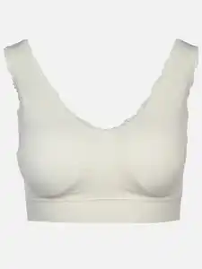 Damen Bustier Seamless Weiß