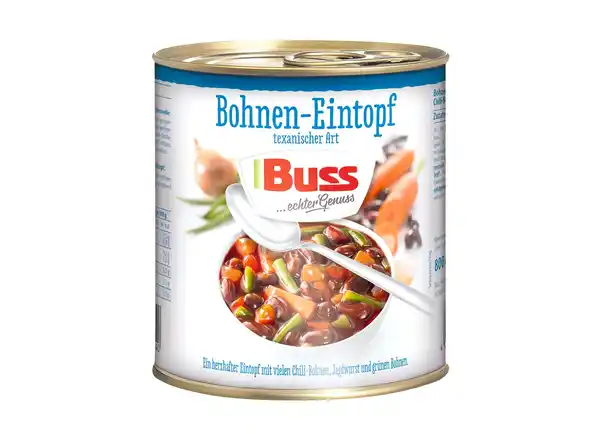 Bild 1 von Buss Texaseintopf 800g Dose