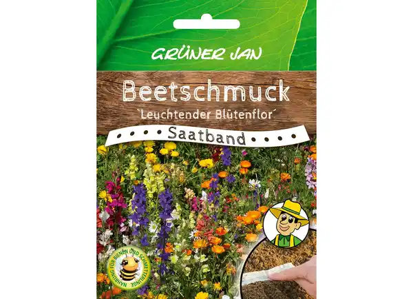 Bild 1 von Grüner Jan Saatband Beetschmuck 'Leuchtender Blütenflor'