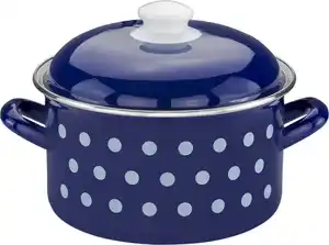 Bratentopf "Dots", Ø ca. 20 cm - Blau - 2,9L