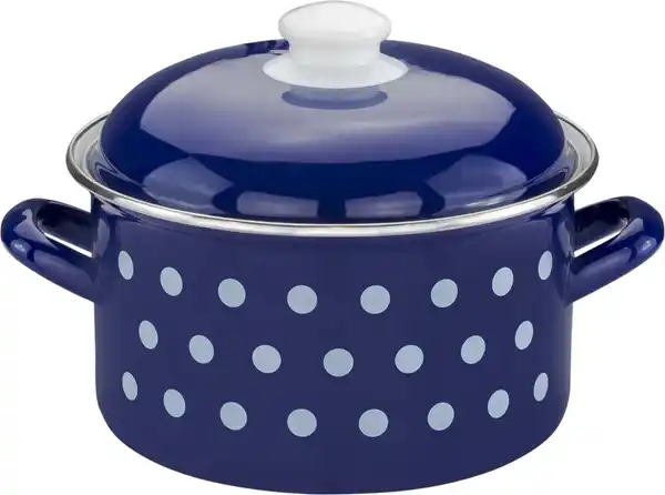 Bild 1 von Bratentopf "Dots", Ø ca. 20 cm - Blau - 2,9L