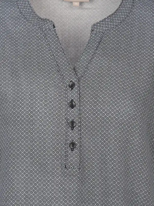 Bild 3 von Damen Bluse mit Alloverprint Marine