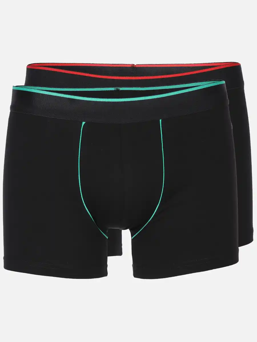 Bild 1 von Herren Pants im 2er Pack mit Kontrastnaht Schwarz