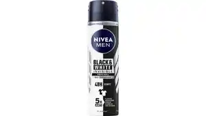 NIVEA MEN Deo Spray Black+White Invisible Original Anti-Transpirant