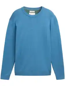 Tom Tailor Herren Pullover Blau