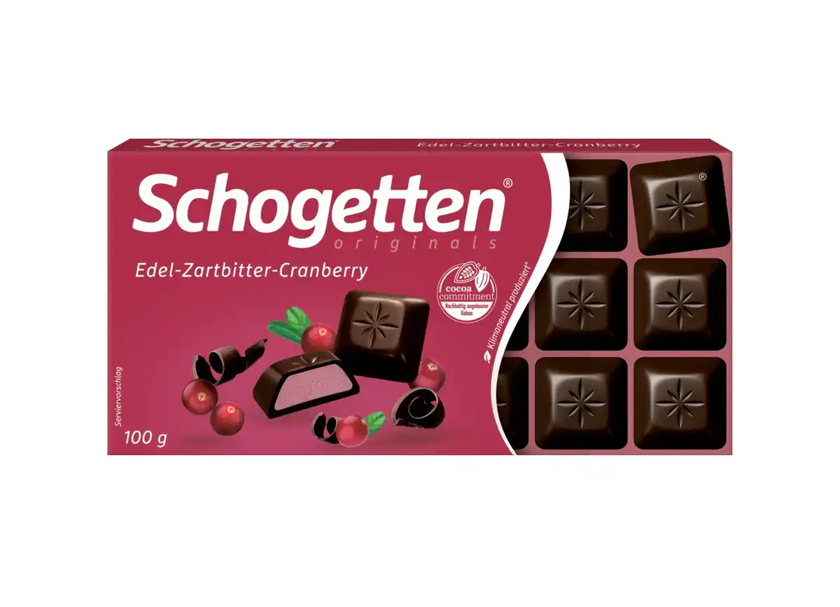 Bild 1 von Schogetten 'Edel-Zartbitter-Cranberry' 100g