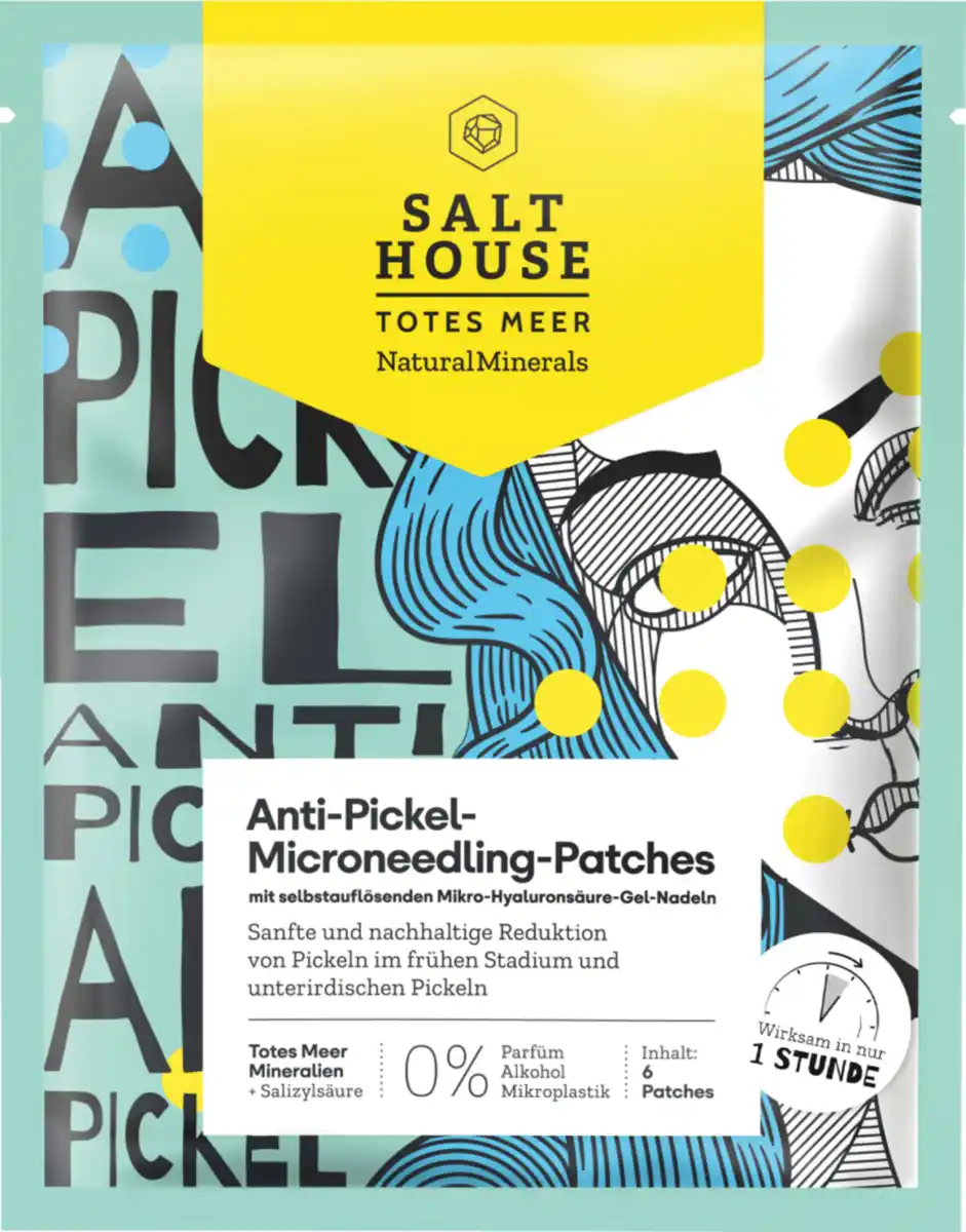 Bild 1 von Salthouse Natural Minerals Anti Pickel Microneedling Patches