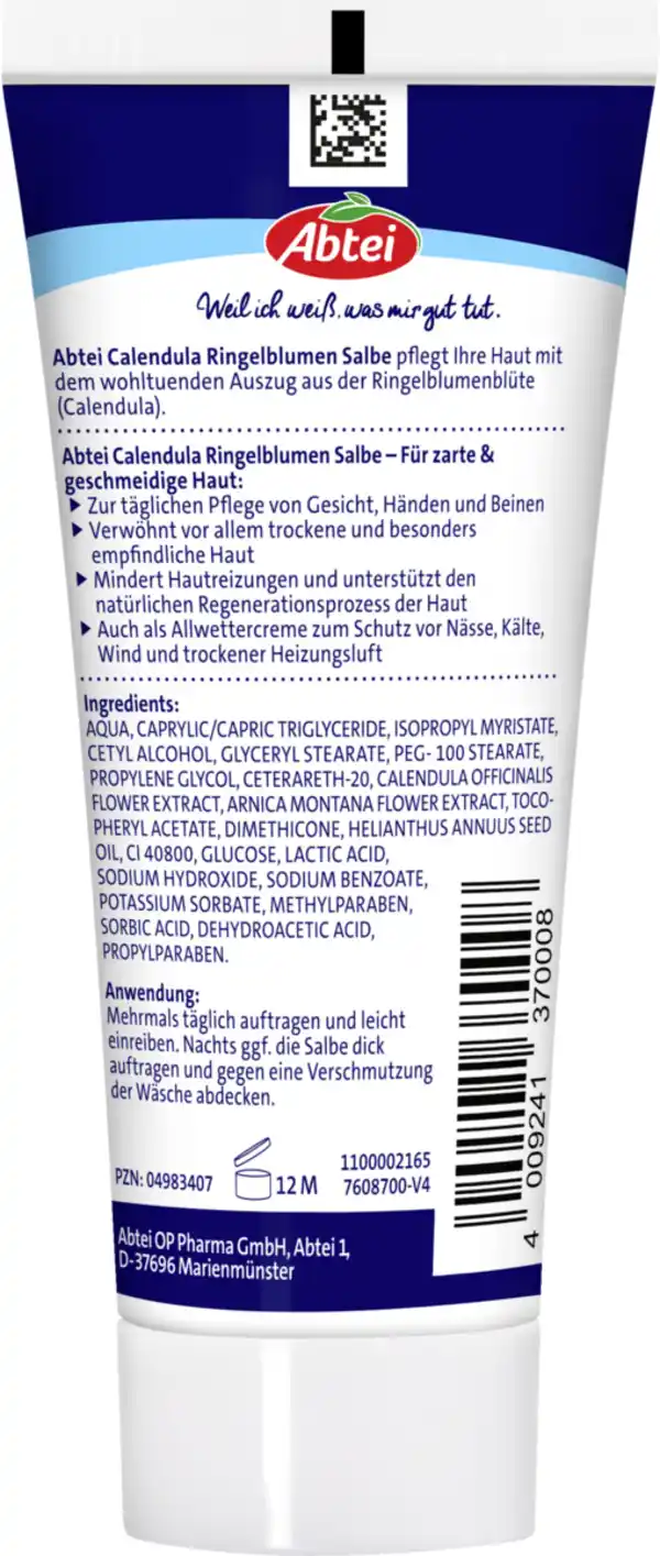 Bild 2 von Abtei Ringelblumen Salbe, 100 ml