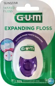 GUM® EXPANDING FLOSS Zahnseide leicht gewachst, flauscht, 30 m