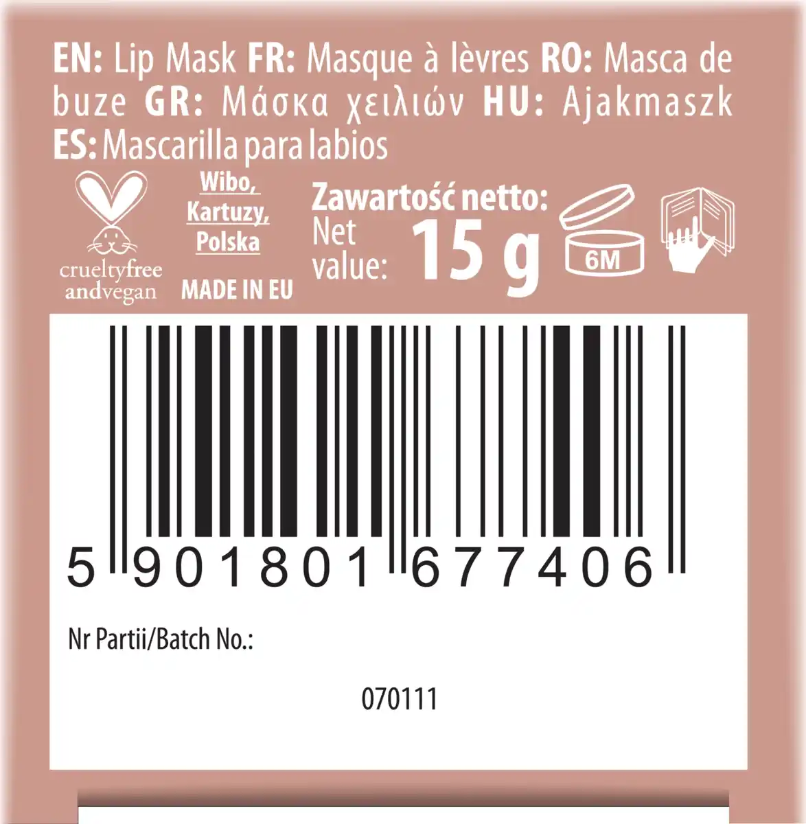 Bild 2 von NAM Reviving Lip Mask, 15 g