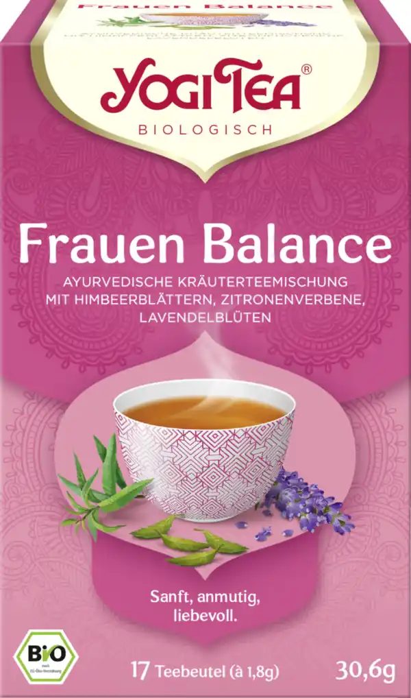 Bild 1 von Yogi Tea Bio Frauen Balance Tee, 30,6 g