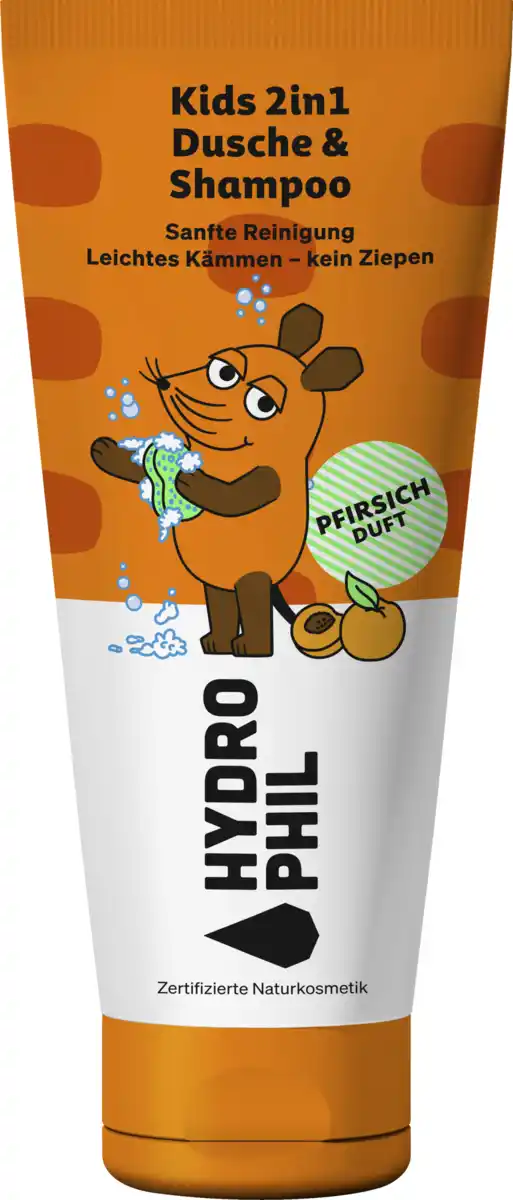 Bild 1 von HYDROPHIL Kids 2in1 Dusche & Shampoo Maus, 200 ml