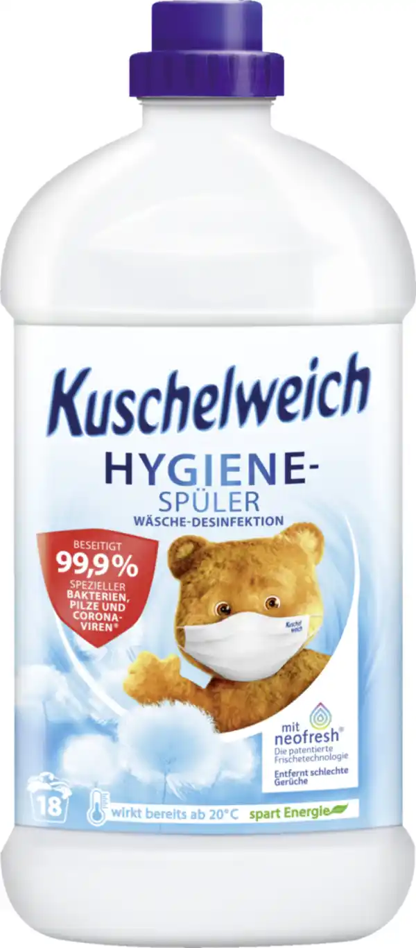 Bild 1 von Kuschelweich Hygienespüler, 18 WL