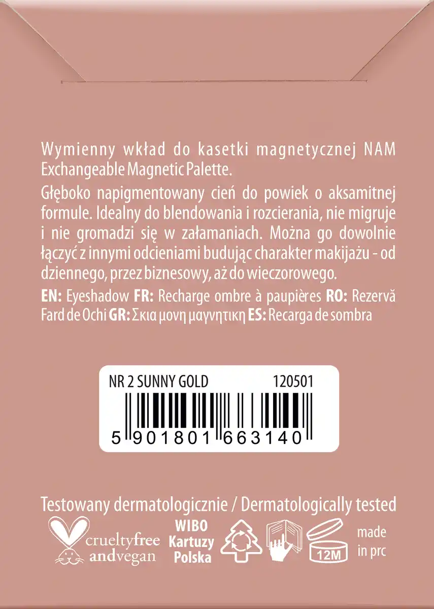 Bild 2 von NAM Foil Eyeshadow nr 2, 2,5 g
