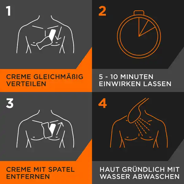 Bild 2 von Veet for Men Haarentfernungs-Creme Oberkörper & Beine Sensible Haut, 400 ml