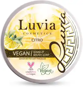 Luvia Cosmetics Pinselseife Zitrone, 100 g