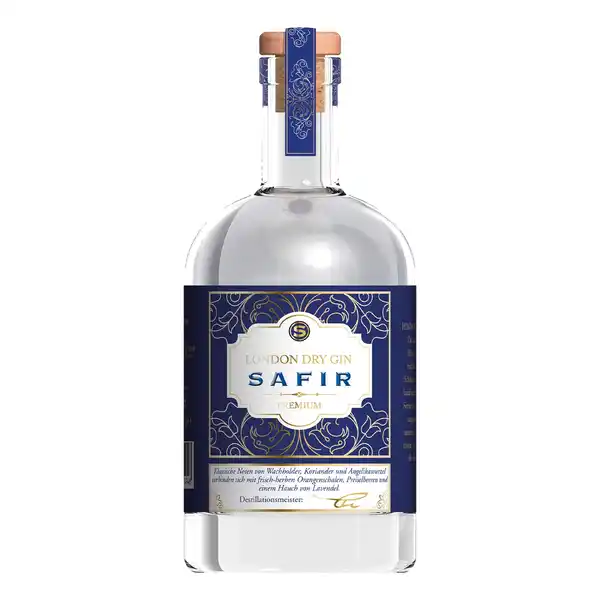 Bild 1 von Safir London Dry Gin 40,0% vol 0,5 Liter - Inhalt: 6 Flaschen