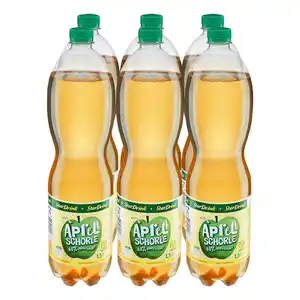 Stardrink Apfelschorle 1,5 Liter, 6er Pack