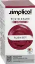 Bild 1 von simplicol Textilfarbe intensiv Rubin-Rot