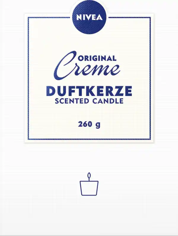 Bild 2 von NIVEA Original Creme Duftkerze groß, 260 g