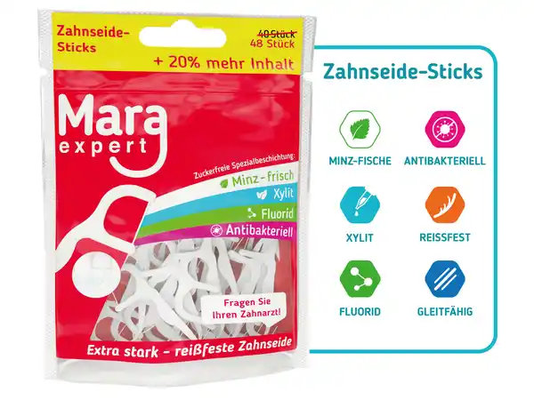 Bild 2 von Mara Expert Zahnseide-Sticks