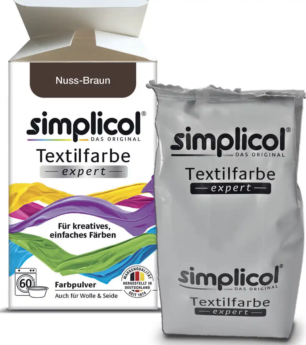 Bild 3 von simplicol Textilfarbe expert Nuss-Braun