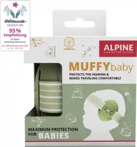 Alpine Muffy Baby Ohrenschutz Grün