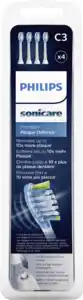 PHILIPS Sonicare C3 Premium Plaque Defence Bürstenköpfe weiß HX9044/17