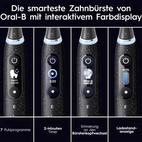 Bild 4 von Oral-B iO Series 10 Elektrische Zahnbürste Cosmic Black