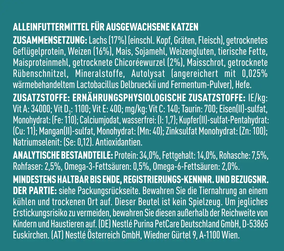 Bild 3 von Purina ONE ADULT Lachs, 2,8 kg