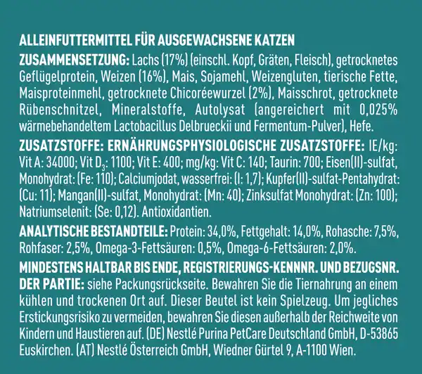 Bild 3 von Purina ONE ADULT Lachs, 2,8 kg