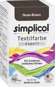 simplicol Textilfarbe expert Nuss-Braun