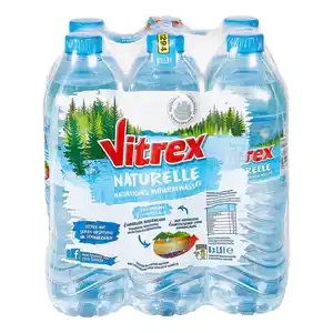 Vitrex Mineralwasser Naturelle 1,5 Liter, 6er Pack